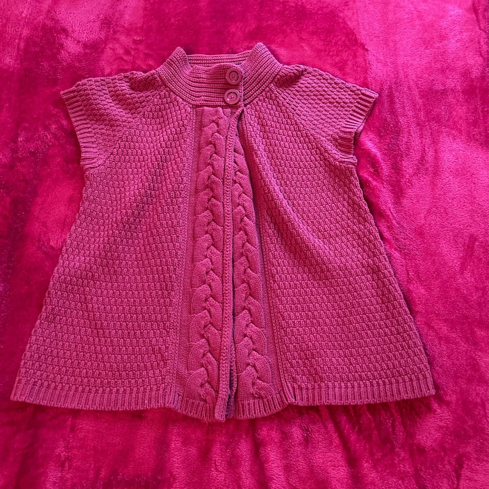 Short sleeve sweater